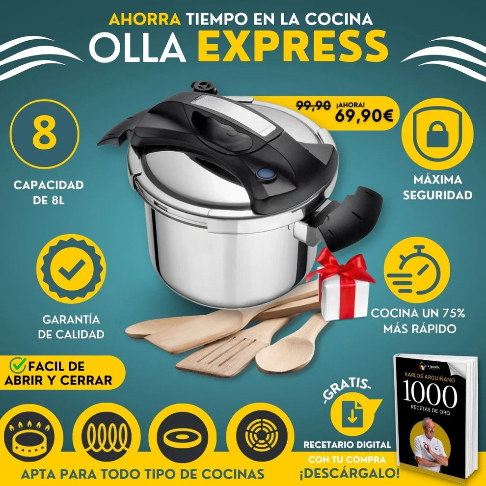 Olla a presión RL + Utensilios